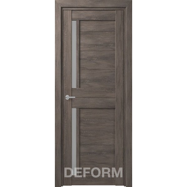 Межкомнатная дверь D17 DEFORM ДО матовое Дуб шале графит