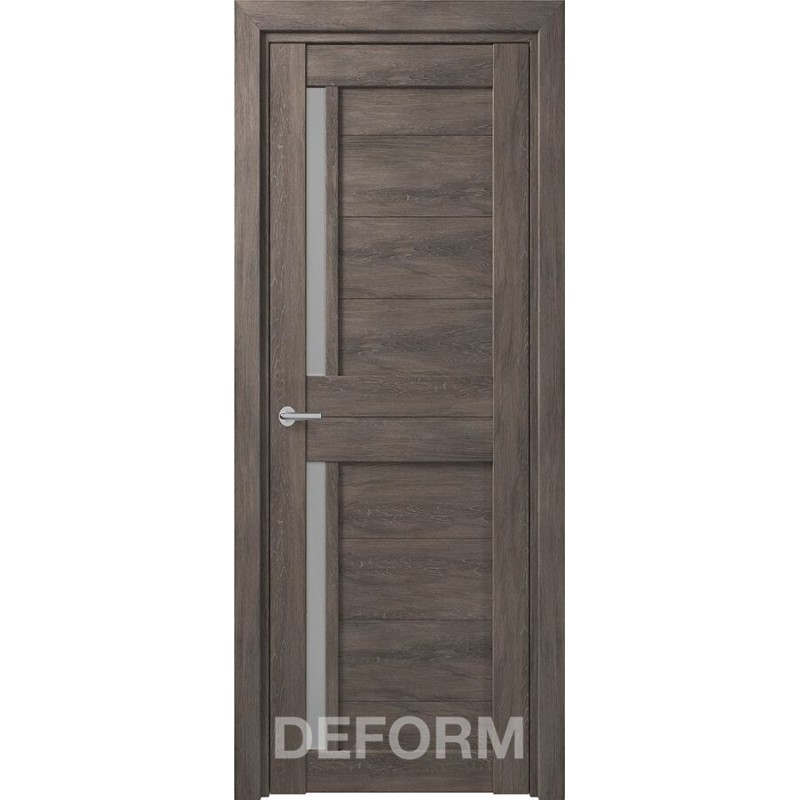 Межкомнатная дверь D17 DEFORM ДО матовое Дуб шале графит