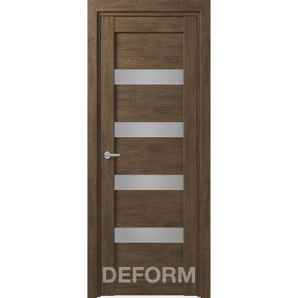 Межкомнатная дверь D16 DEFORM ДО матовое Дуб шале корица