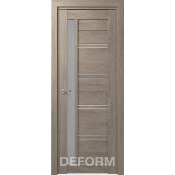 Межкомнатная дверь D19 DEFORM ДО матовое Дуб шале седой