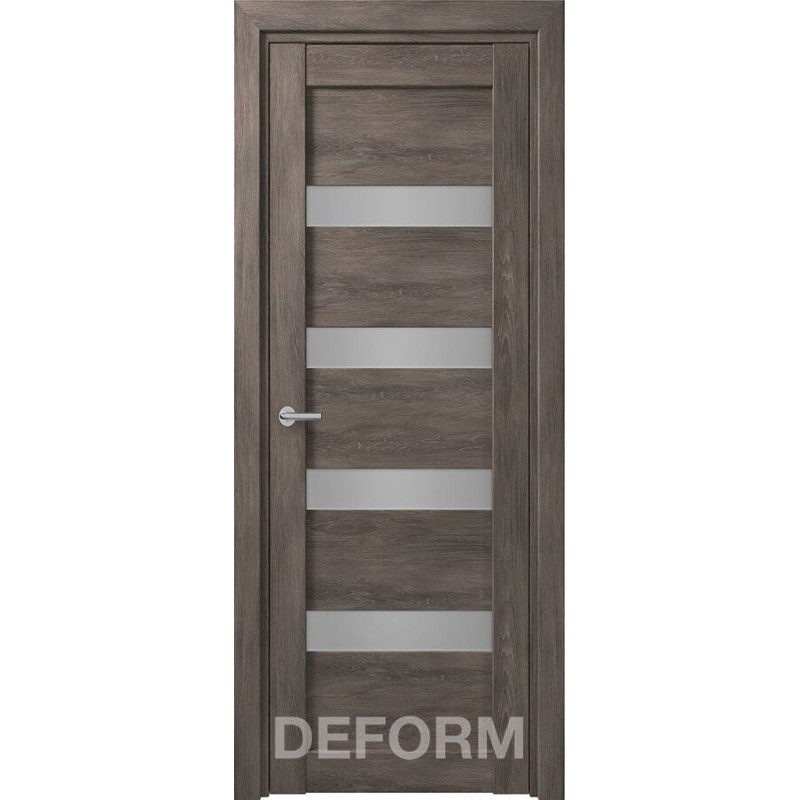Межкомнатная дверь D16 DEFORM ДО матовое Дуб шале графит