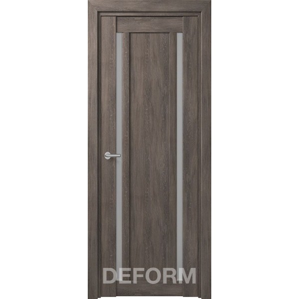 Межкомнатная дверь D13 DEFORM ДО матовое Дуб шале графит