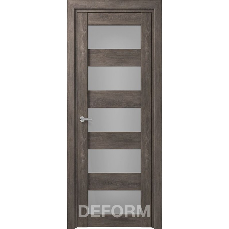 Межкомнатная дверь D12 DEFORM ДО матовое Дуб шале графит