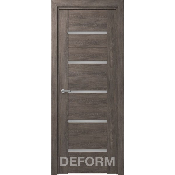 Межкомнатная дверь D11 DEFORM ДО матовое Дуб шале графит