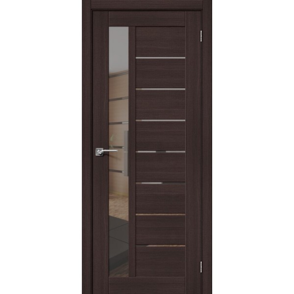 Межкомнатная дверь Порта-27 Wenge Veralinga Mirox Grey