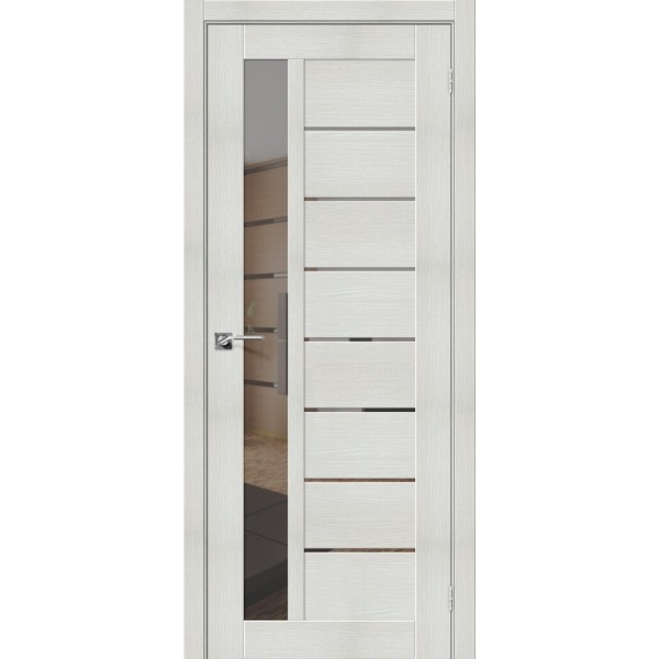 Межкомнатная дверь Порта-27 Bianco Veralinga Mirox Grey