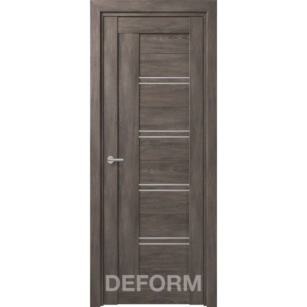 Межкомнатная дверь D18 DEFORM ДО матовое Дуб шале графит