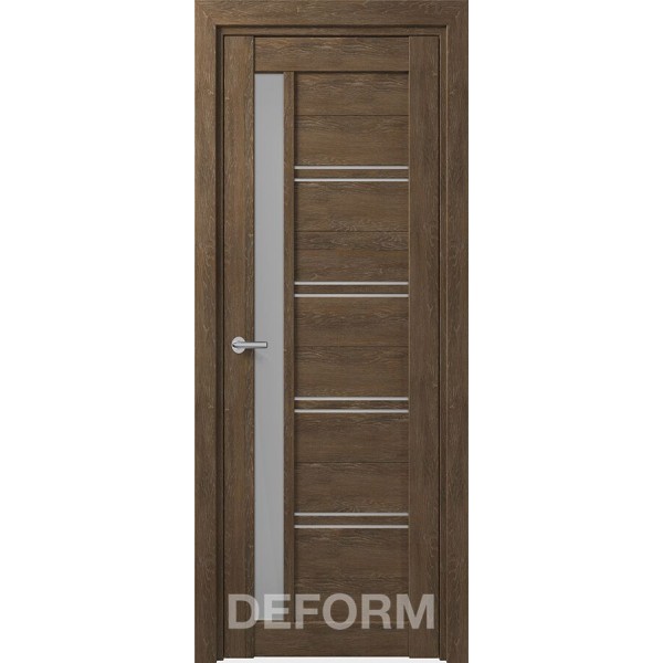 Межкомнатная дверь D19 DEFORM ДО матовое Дуб шале корица