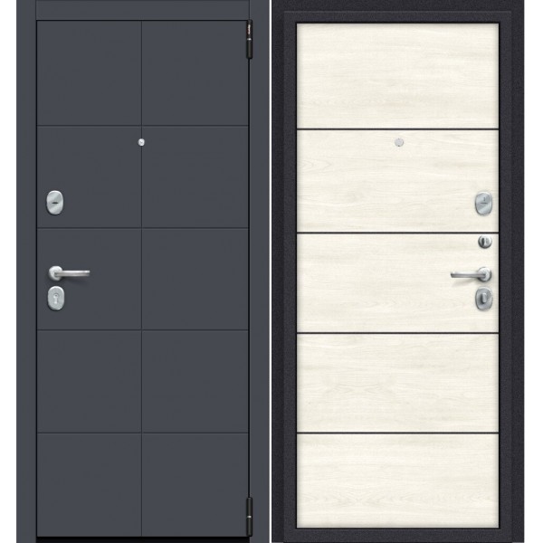 Дверь входная Porta S 10.П50 Graphite Pro/Nordic Oak