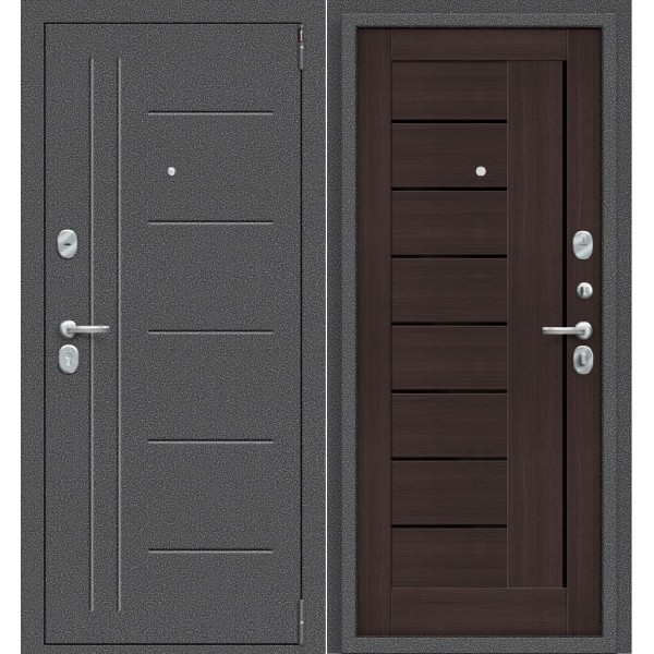 Дверь входная Porta S 109.П29 Антик Серебро/Wenge Veralinga