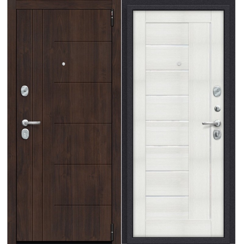 Дверь входная Porta S 9.П29 Almon 28/Bianco Veralinga