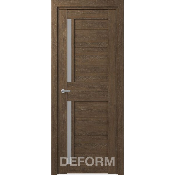 Межкомнатная дверь D17 DEFORM ДО матовое Дуб шале корица