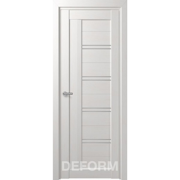 Межкомнатная дверь D18 DEFORM ДО матовое Дуб шале снежный