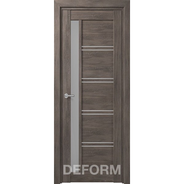 Межкомнатная дверь D19 DEFORM ДО матовое Дуб шале графит