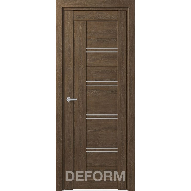 Межкомнатная дверь D18 DEFORM ДО матовое Дуб шале корица