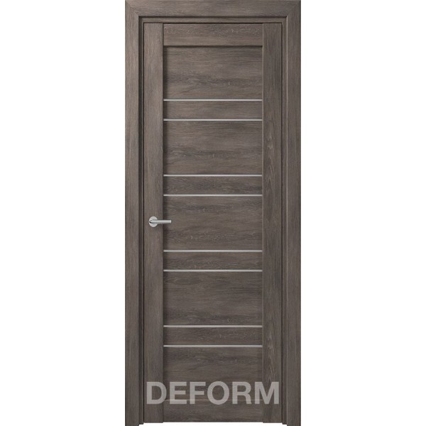 Межкомнатная дверь D15 DEFORM ДО матовое Дуб шале графит