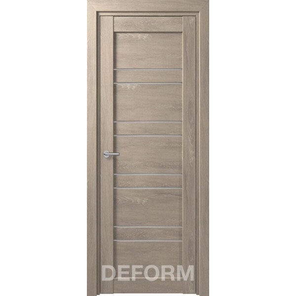 Межкомнатная дверь D15 DEFORM ДО матовое Дуб шале седой