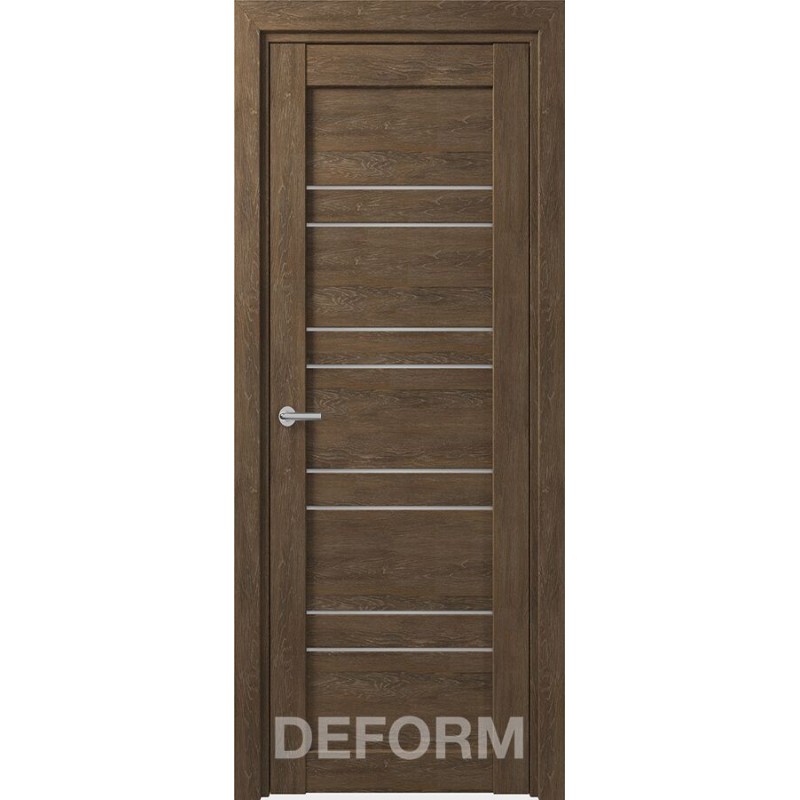 Межкомнатная дверь D15 DEFORM ДО матовое Дуб шале корица