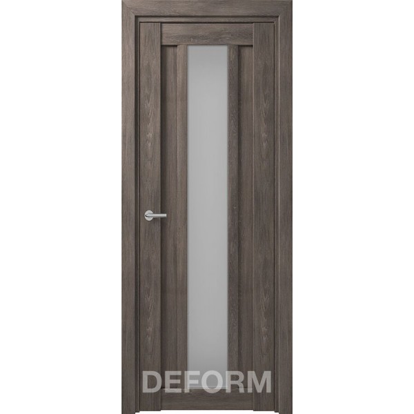Межкомнатная дверь D14 DEFORM ДО матовое Дуб шале графит