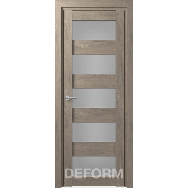 Межкомнатная дверь D12 DEFORM ДО матовое Дуб шале седой
