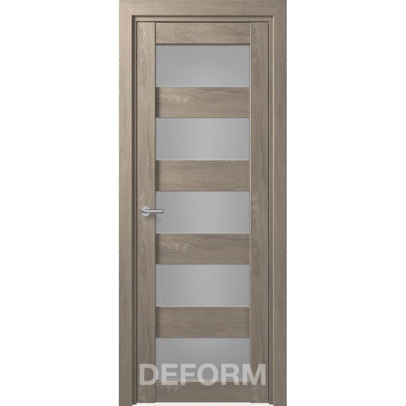 Межкомнатная дверь D12 DEFORM ДО матовое Дуб шале седой