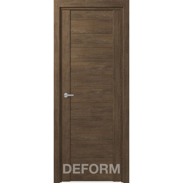Межкомнатная дверь D10 DEFORM ДГ Дуб шале корица