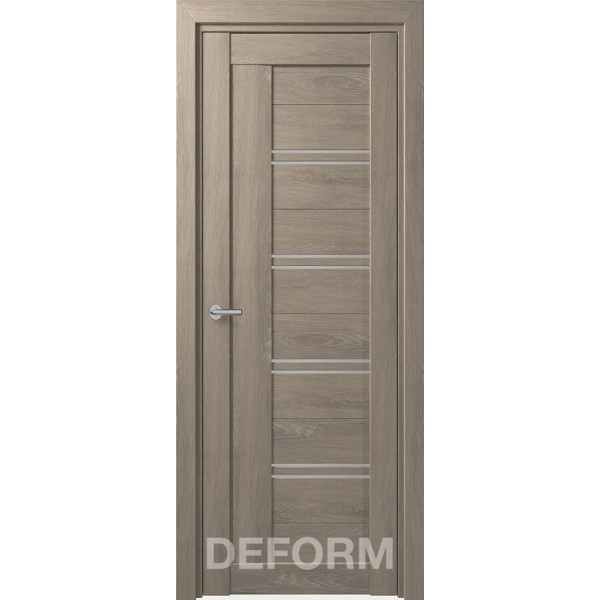 Межкомнатная дверь D18 DEFORM ДО матовое Дуб шале седой
