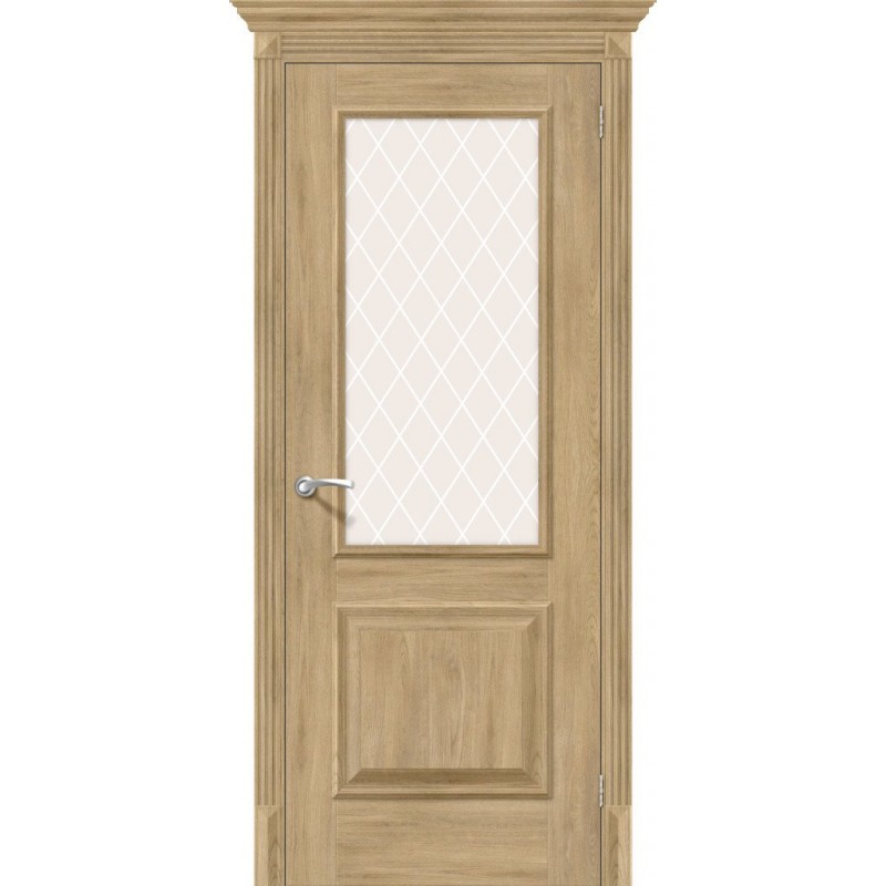 Межкомнатная дверь Классико-13 Organic Oak White Crystal