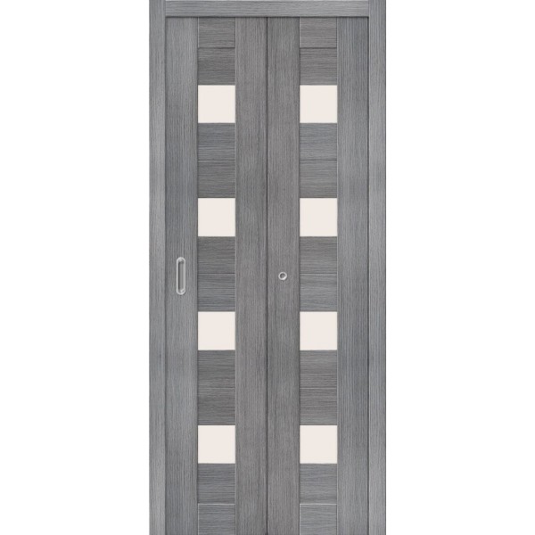 Межкомнатная дверь Порта-23 Grey Veralinga Magic Fog Складная
