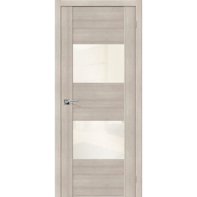 Межкомнатная дверь VG2 Cappuccino Veralinga White Pearl